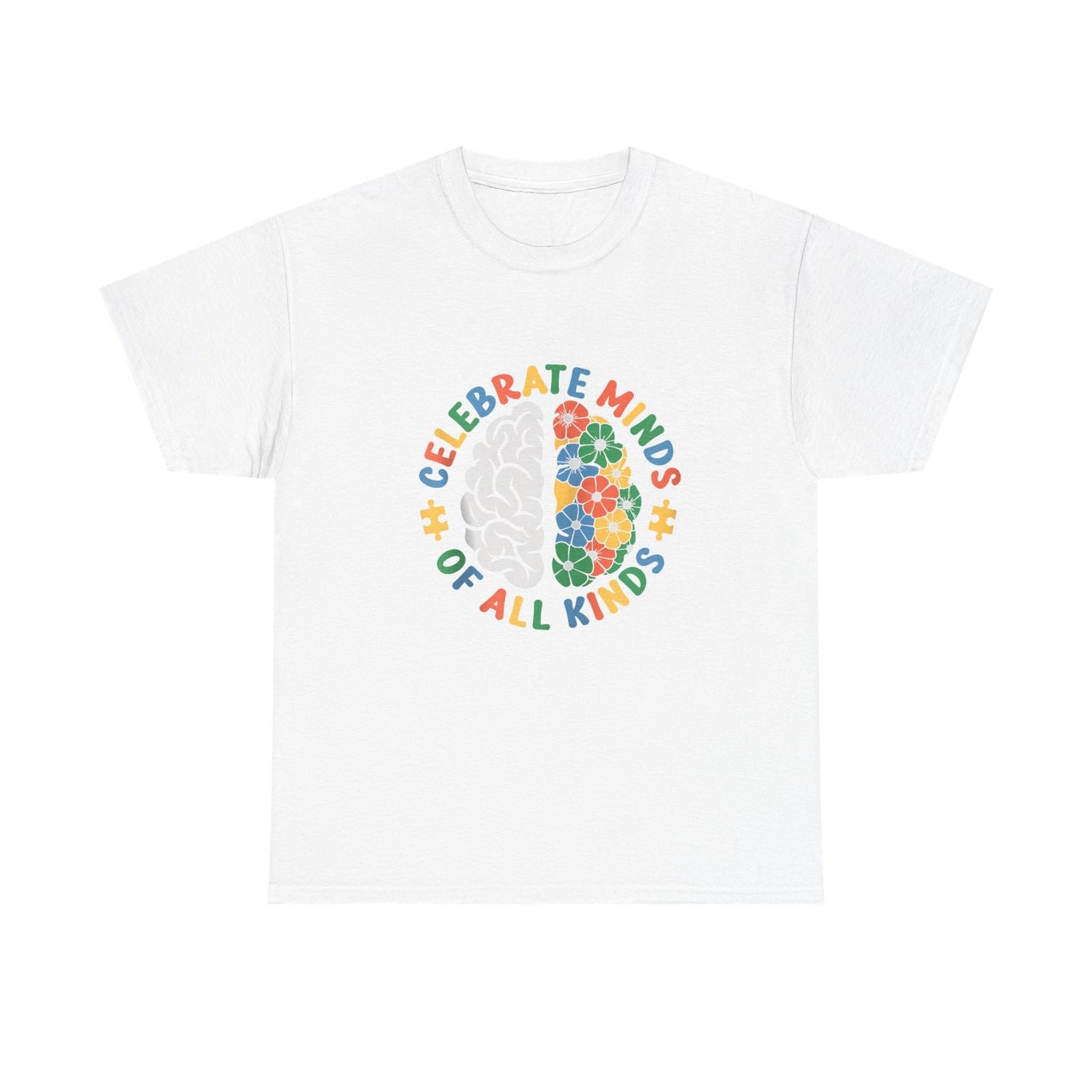 Minds of All Kinds T-Shirt - Autism ADHD Neurodiverse Tee Shirt 2XL
