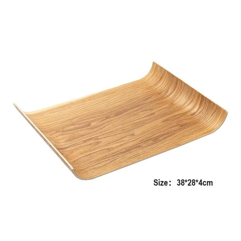 HeMu-Customized Rectangular Water Willow Tray, Cake Bakery Tray, Special Tray for Hotel Restaurant