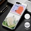 Cool Travel Moto Biker Print Case For Samsung Galaxy Z Flip 8 7 6 5 Z Flip8 Flip7 Flip6 Hybrid 3in1 Plating Leather Skin Folding Phone Cover