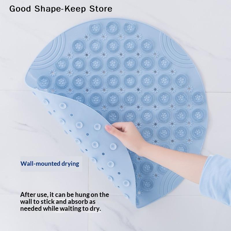 Anti-slip Bath Mat Rug Home Bathroom Carpet Household Non-slip Mat Bathroom Bath Massage Bathtub With Suction Cup Supplies
