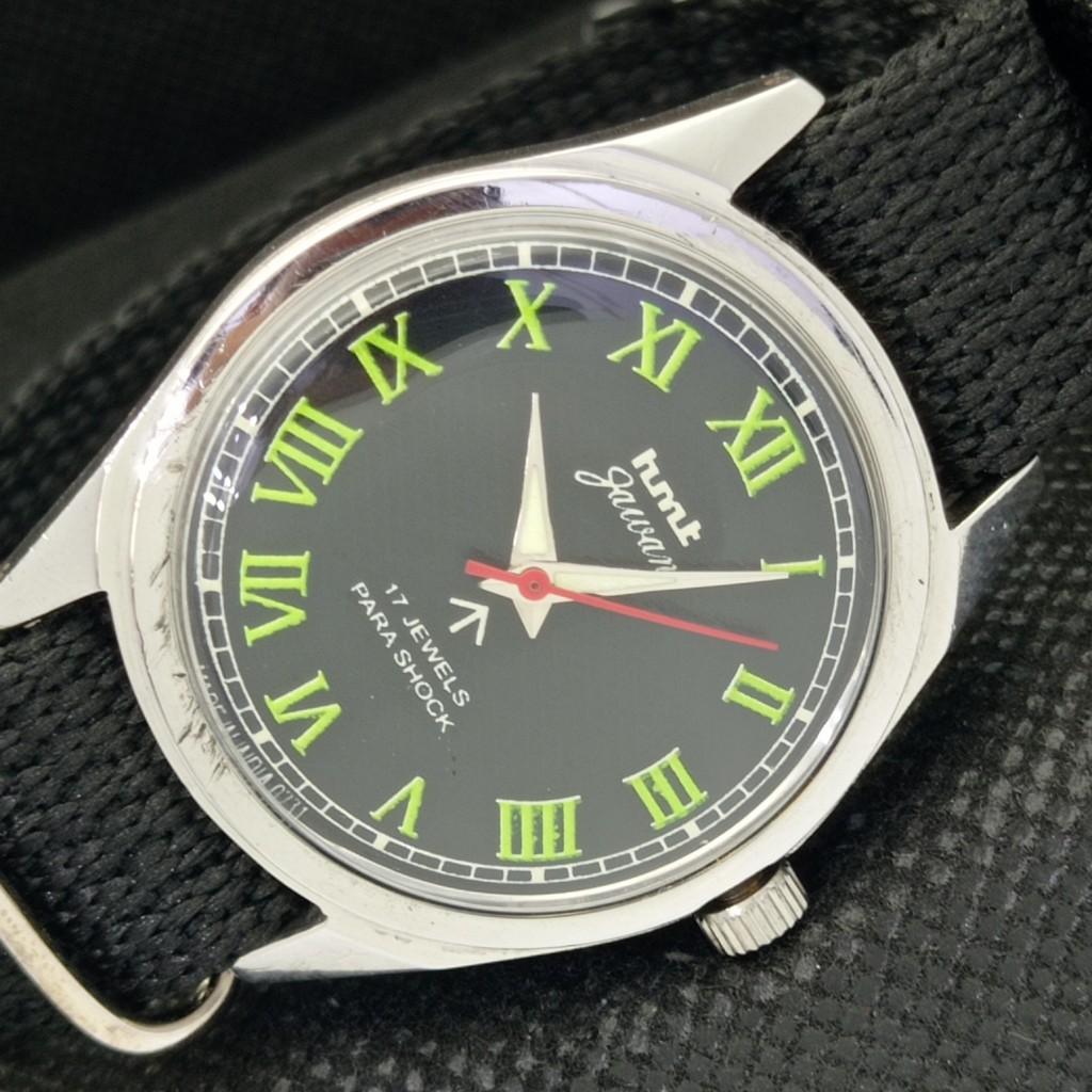 

USED HMT JAWAN INDIAN MENS MECHANICAL WATCH a307661-1 Sku584b-a307661
