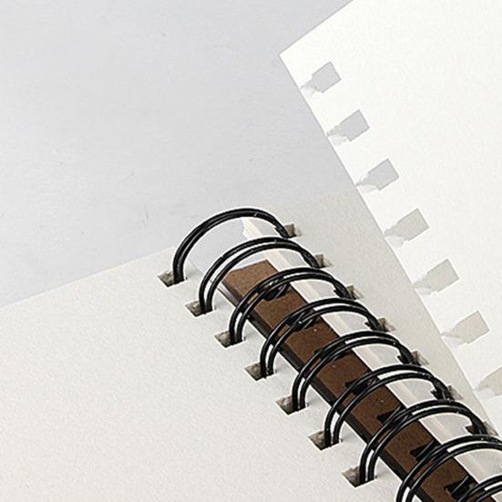 Sketchbook Vellum Paper 30 Spiral Bound Unfolds Flat Vellum Wooden Cover Soft Pages Artist Notebook