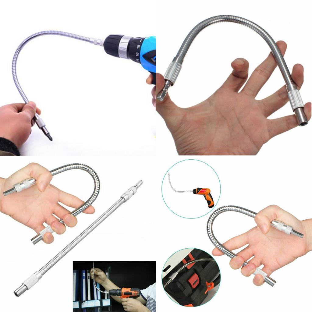 High-quality Stainless Steel Flexible Shaft Extension For Cordless Drill 200mm