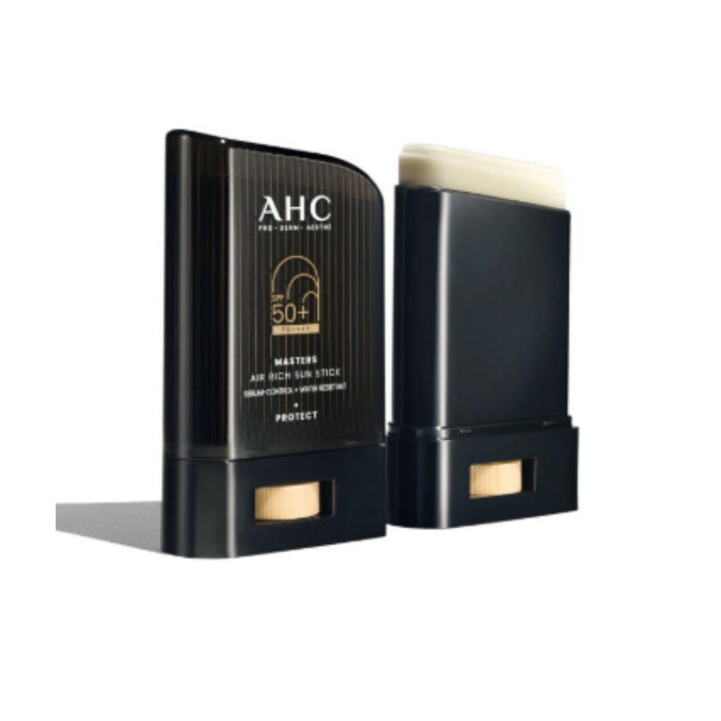 AHC Masters Air Rich Sun Stick SPF50+ PA++++ 22g – Matte Finish Sebum Control UV Protection Sunscreen Stick