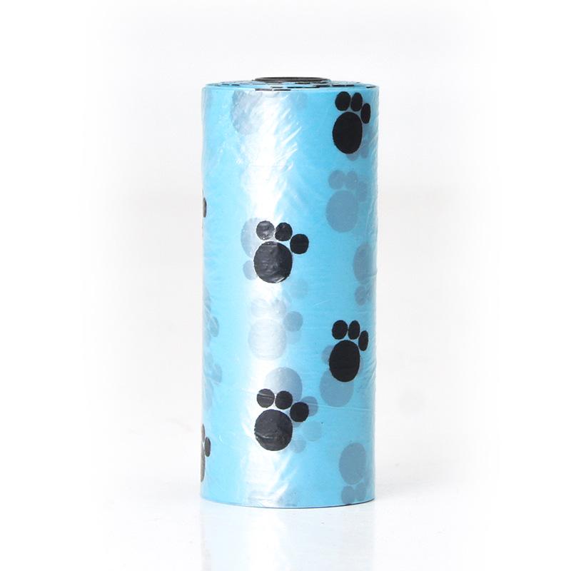 Dog Walking Portable Solid Color Poop Bags