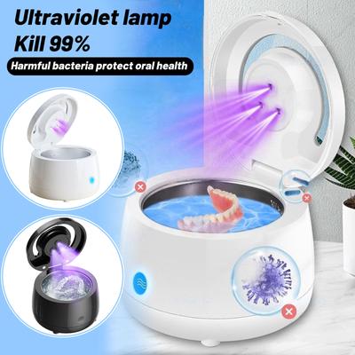 Denture Cleaner With UV Sterilization Function, 28W Power, Suitable For Cleaning Dentures And Jewelry.
