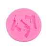 Embossed 3D Gun Shape Silicone Biscuit Chocolate Mold Pistol Toy Pastry Epoxy Resin Mold Kitchen for Cake DIY Baking Accessories