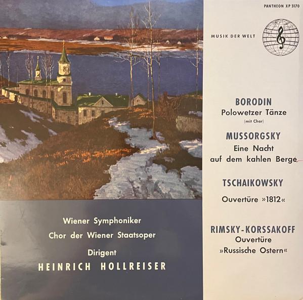 

LP Record HEINRICH HOLLREISER WIENER SYMPHON Borodin Polowetzer Tanze Mussorg XP3170 PANTHEON 1961 Germany Classical Used