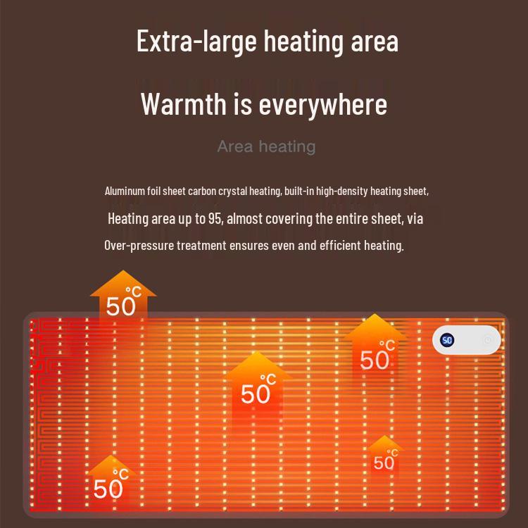 Hotson Electric Heated Desk Pad - Desktop Heater & Writing Mat with Warmth Function
