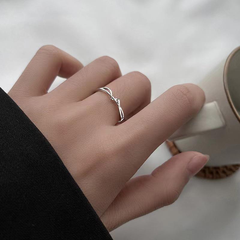 Adjustable Geometric Couple Ring - Personalized Gift for Girls, Qixi Festival Valentine s Day