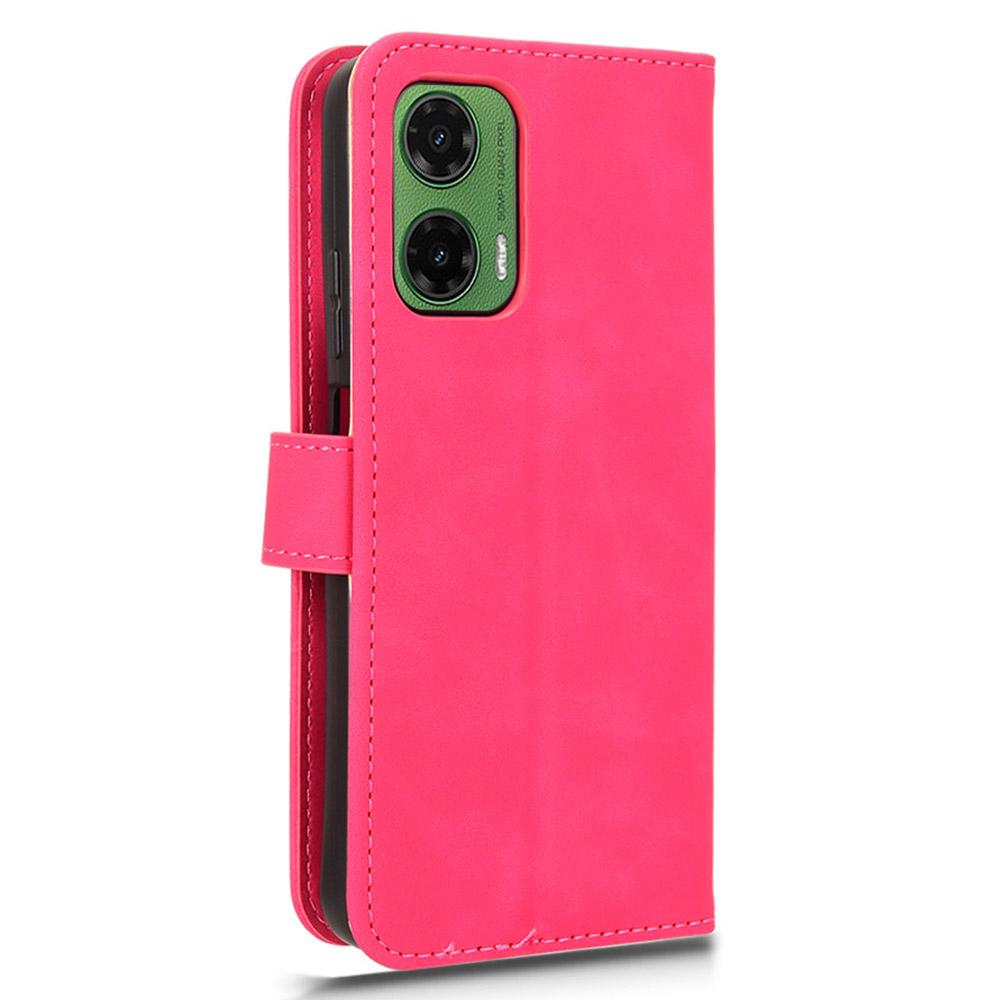 Pro Motorola Moto G35 5G Kožené pouzdro s povrchem na dotek, odolné proti pádu, peněženkové vyklápěcí pouzdro na telefon