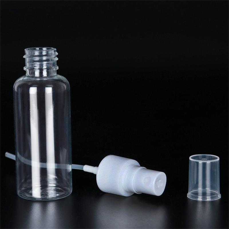 50PCS Set Plastic Refillable Bottles Atomizer Empty Spray Bottle Portable Travel Perfume Tool In Multiple Sizes 10ml-100ml