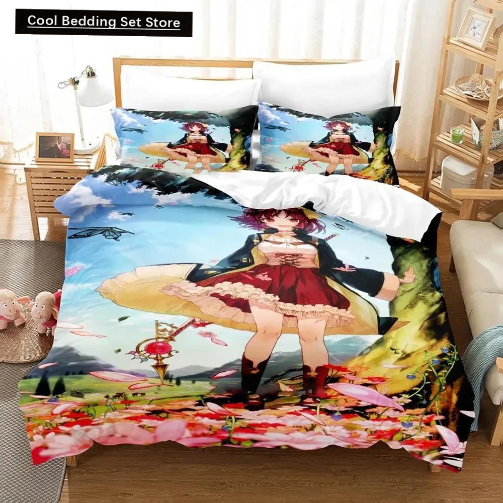 3D Print Anime Atelier Sophie Bedding Set Duvet Cover Bed Set Quilt Cover Pillowcase Comforter King Queen Size Home Textiles