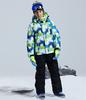 WOWULOVELY Snowboarding Apparel Set for Skiing and Sizes Jacket and Pants Waterproof and Warm for Snow Play Top and Bottom Size Kids' Boys,