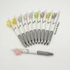 12Pcs Cute Tulip Neutral Pen 0.7mm Quick Drying Student Notes Neutral Pen Stationery Writing Pen Kawaii School Supplies
