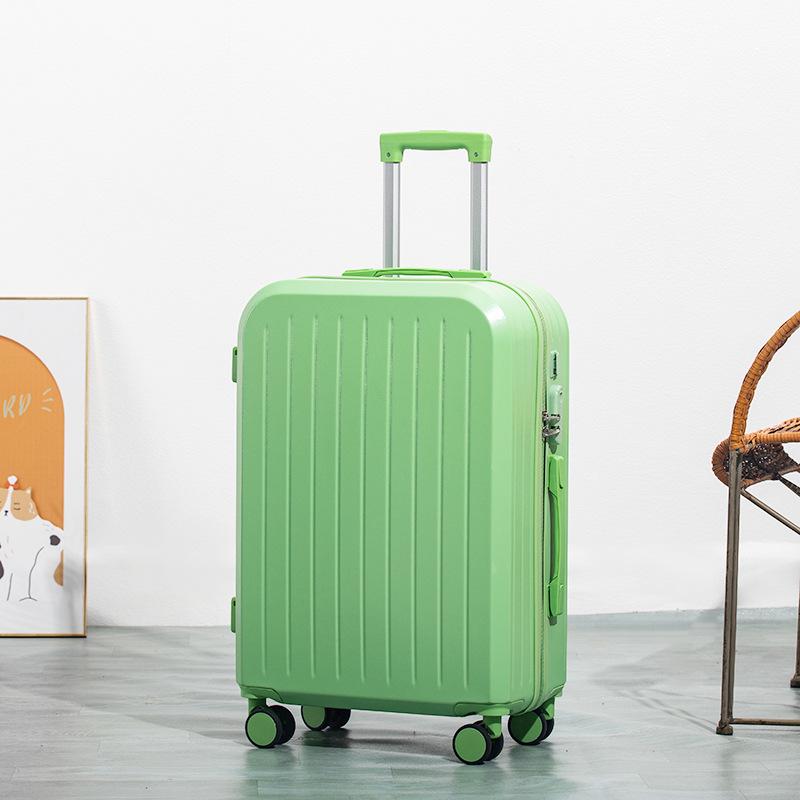 

Высококачественный чемодан на колесах: Дорожный чемодан большой вместимости с двухслойной молнией для студентов и мужчин и женщин 24 inches