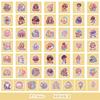 50/100 Cute Little Girl Graffiti Stickers Mobile Phone Water Cup Decoration Waterproof Stickers DIY Hand Account Stickers