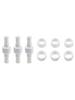 3pcs Pool Cleaner Hose Swivel D20 and Hose Nut D15 Set Compatible with 180 For 280 380 Pool Cleaner Feed Hose Connectors