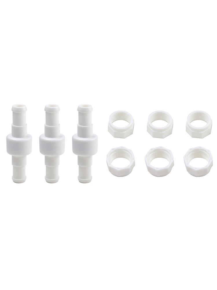 3pcs Pool Cleaner Hose Swivel D20 and Hose Nut D15 Set Compatible with 180 For 280 380 Pool Cleaner Feed Hose Connectors