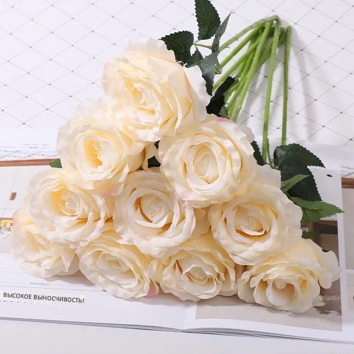 Artificial Flowers Flum 24 pcs white