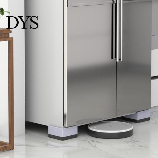 Anti-slip Furniture Block 4Pcs Risers Shock Absorbing Heavy Duty Bed Desk Cabinet Sofa Height Adjustable Chair Legs Refrigerator Dryer Washing Machine