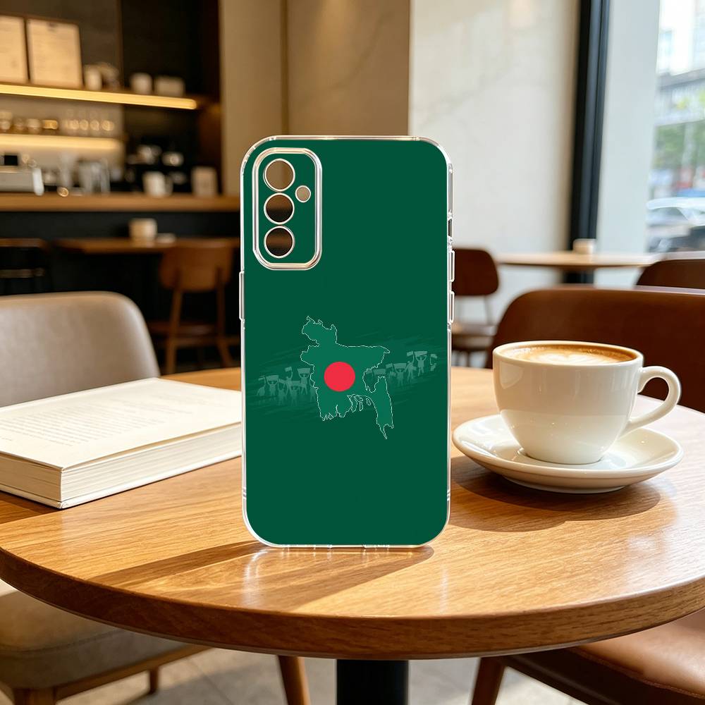 Gift B-Bangladesh F-Flag Phone Case For SamsungA10,12,20,21S,30,31,40,50,51,52,70,71 Transparent Cover Samsung a30 a20