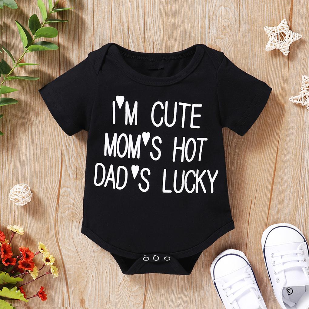 Baby T-shirt Outfit Infant Jumpsuit Hot Weather Newborn Bodysuit Girls
