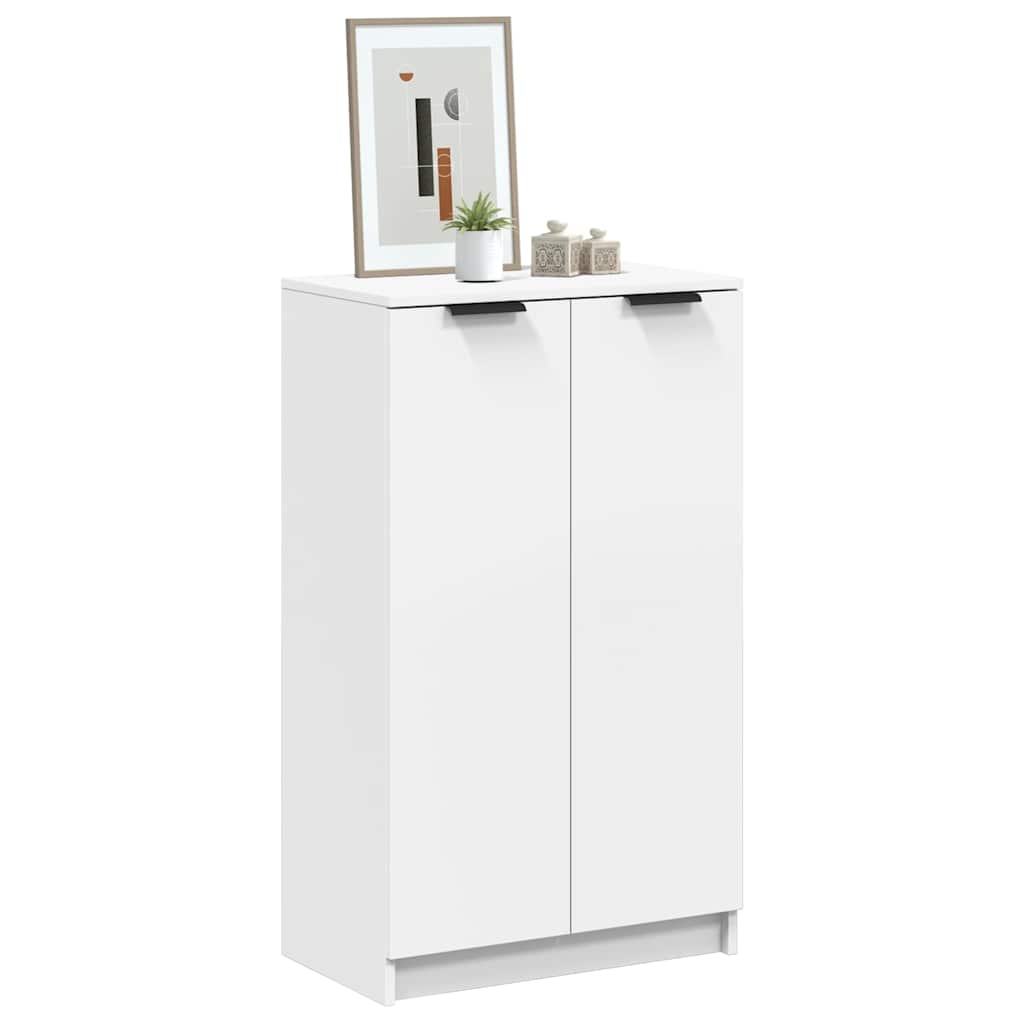 Vidaxl Szafka Na Buty, Biała, 59X35X100 Cm, Materiał Drewnopochodny