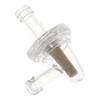 Qicarkey 2pcs Inline Fuel Filter, 90 Degree Clear Fuel Filter Replacement Car Accessories Parts