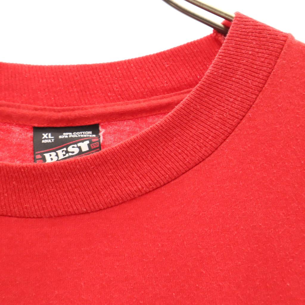 FRUIT OF THE LOOM BEST 90s Made In USA Old Print Short Sleeve T-shirt Men's Used