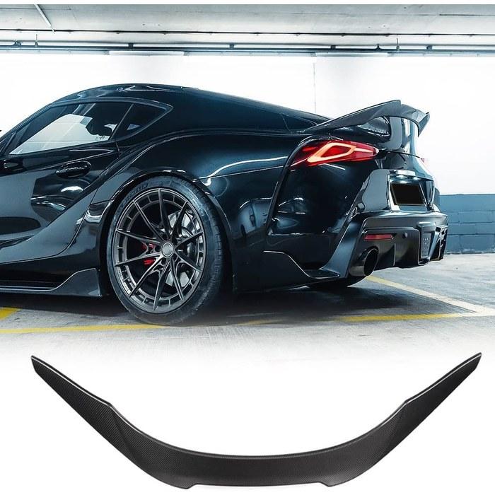 [J29] Rear Spoiler for Toyota Supra A90 GR Supra Coupe 2019-2022 - Carbon Fiber - Black
