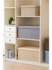 Cross-Border Cotton and Linen Folding Storage Stool: Dustproof Organizer for Shoes and Seating
