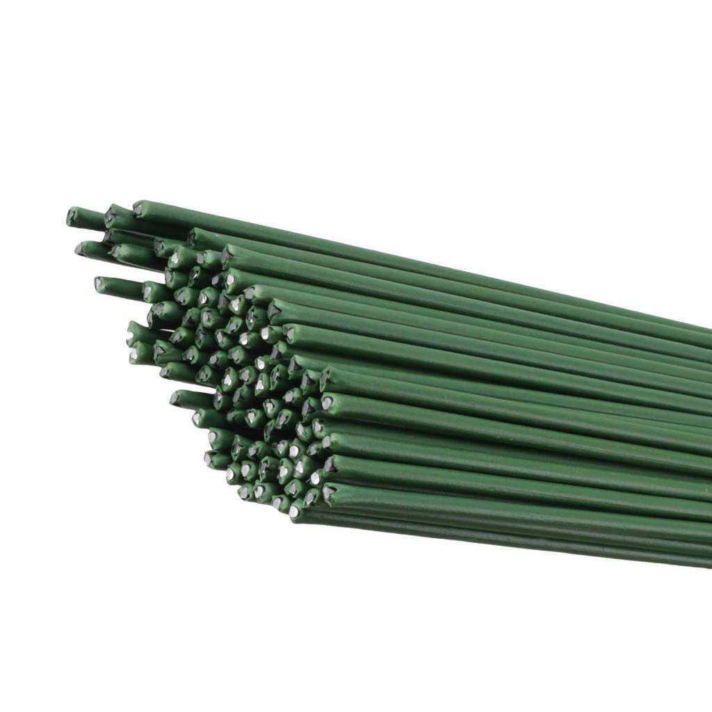 2mm Green Plastic Stem Artificial Rose for DIY Silk Flower Crafting