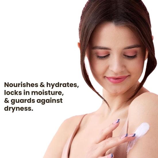 The Skin Story Arganowy Balsam do Ciała Infinity dla Skóry Suchej, Długotrwałe Nawilżenie, i Przeciwdziałający Starzeniu z Olejem Arganowym, Masłem Shea i 280ml