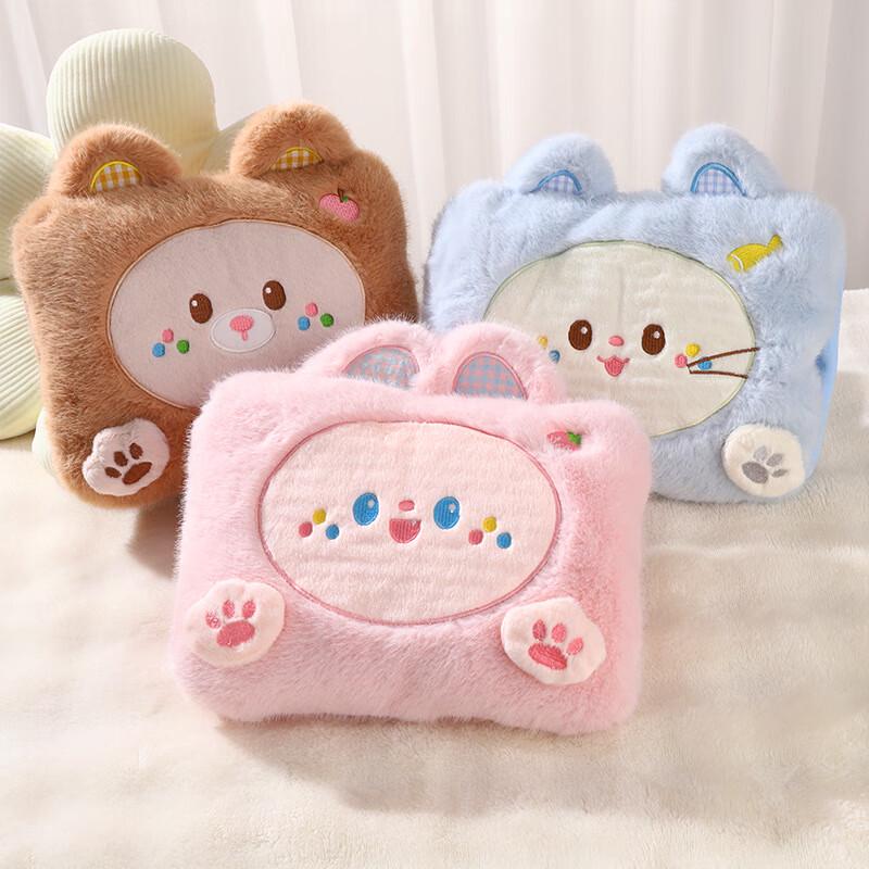 Cute Cat Paw Plush Electric Hot Water Bottle