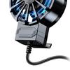 Phone Back Radiator Quiet with RGB Light  Heat Dissipation Strong Wind 3-speed Wind Adjustment Radiator Fan Phone Accessories