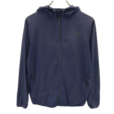 Stretch UV-Schutz Sonnenblende Zip-Hoodie S Marineblau Outdoor NPW21937 Damen Gebraucht