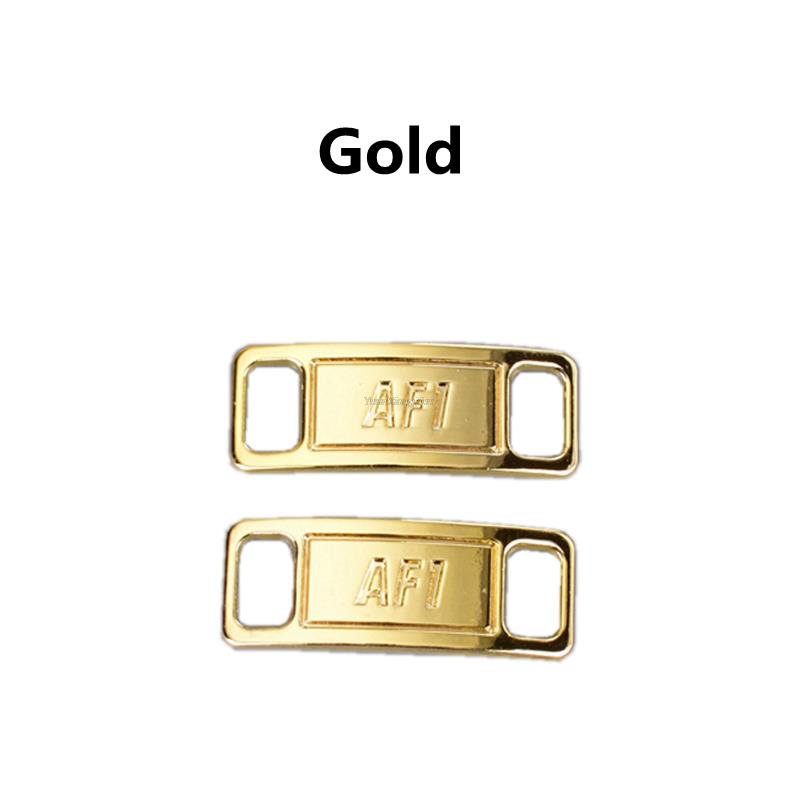 2pcs/pair AF1 Diamond Shoe Charms Fashion Laces Buckle Quality Metal Shoelaces Decorations Chapa Af1 Buckles Shoes Accessories