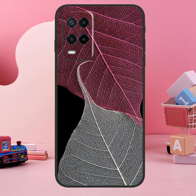 Colorful Leaves Case For Oppo A74 A94 A54 A17 A57 A77 A76 A16 A96 A18 A60 A80 A40 A38 A58 A78 A98 A15 A5 Pro