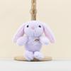 Rainbow Eared Long Rabbit Keyring Soft Stuffed Toy For Kids And Teens Cotton Pp