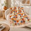 Nap Blanket for Air-Conditioned Rooms, Lightweight Flannel Throw Blanket, Double-Sided Soft Anti-Static Cozy Shawl for Home Office Travel Dorm