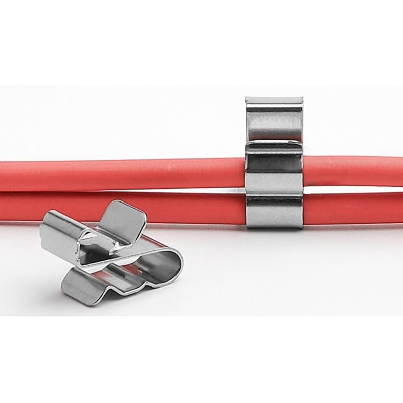  Cable Management Clamps Steel Wire Holders Trailer Wiring Clip Photovoltaic Wire Organizers Cable Management Clip