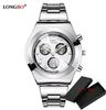 Mode LONGBO Marke Luxus Wasserdicht Lässig Quarz Damen Lady Geschenk Uhren Voll Edelstahl Sportuhr Montre Femme