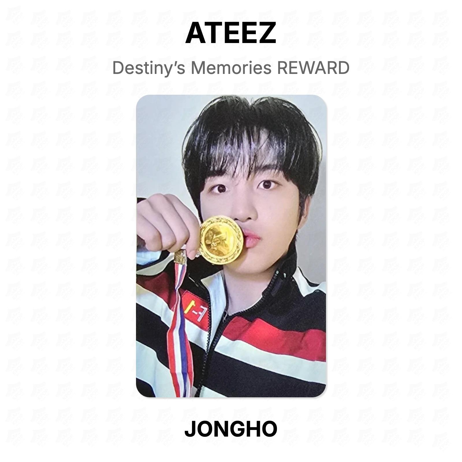 ATEEZ Destiny’s Memories REWARD Official Photocard JONGHO