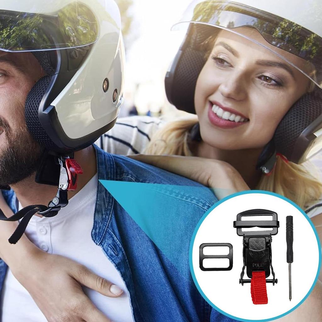 Helmet Quick Release Buckle Kit - Double D Safe Quick Release Clip Helmet Accessories,