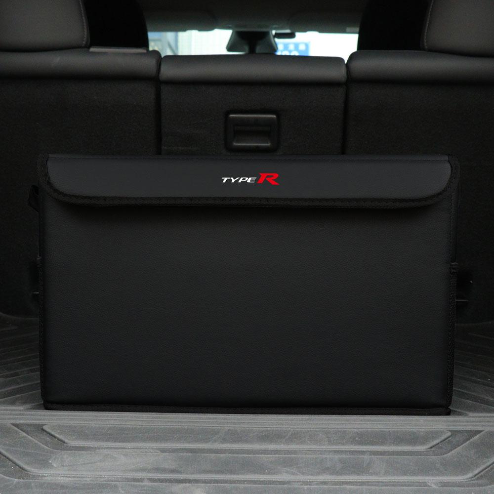 Car Trunk Organizer Box Large CapaJazz Stowing Tidying Storage Bags For Honda Mugen Typer ACCORD Airwave Avancier Civic FK8 FIT