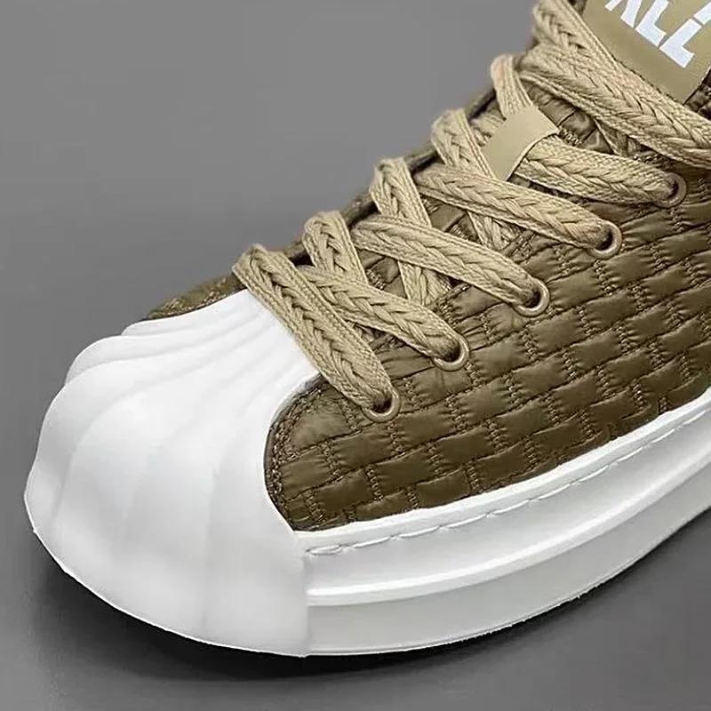Mode 2024 Neue Herrenschuhe Luxusmarke Sneaker Designer Dicke Sohle Freizeitschuhe für Herren Trendige Skateboard-Schuhe Zapatillas De Hombre