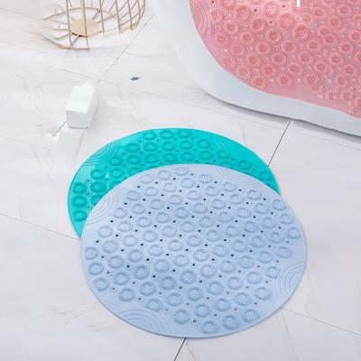 Badezimmer TPR Badewannen Anti-Rutsch-Matte Zuhause WC Bodenmatte Rund Anti-Rutsch Fußmatte Hotel Badezimmer Massage Reiben Fußmatte