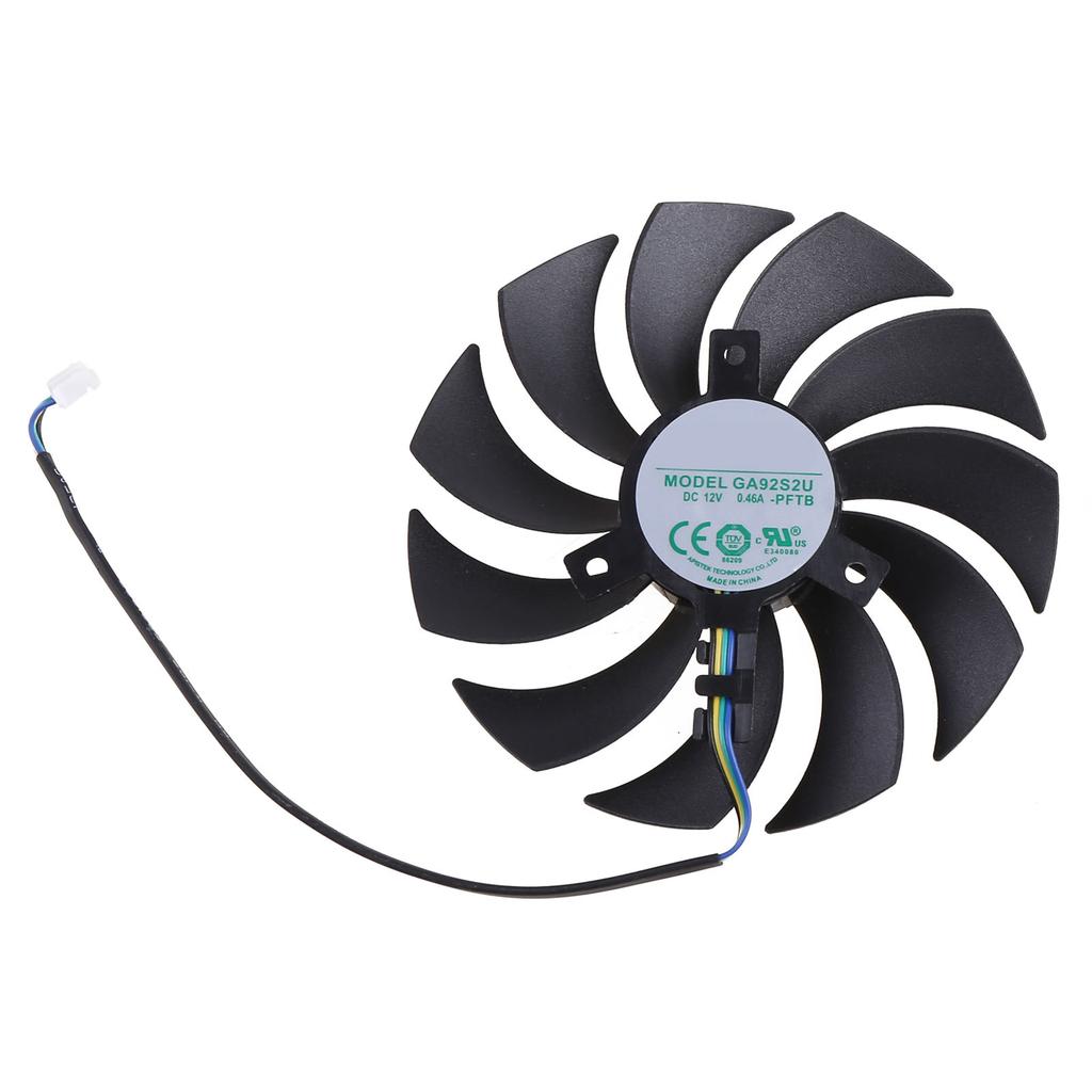 2pcs/Set ZT-A30700E-10P GPU VGA Cooler Fan For ZOTAC GAMING GeForce RTX 3070 Twin Edge Replace CF1010U12S + CF9015H12S
