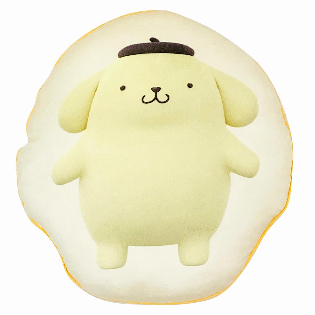 MORIPiLO Χαρακτήρες Sanrio Pompompurin Μαξιλάρι Σώματος Μικροΐνες Βελούδινο Παιχνίδι Μαξιλάρι Ύπνου 30x40x10cm Κίτρινο από Morishita Makura (Αυτοκόλλητο Μαξιλάρι)